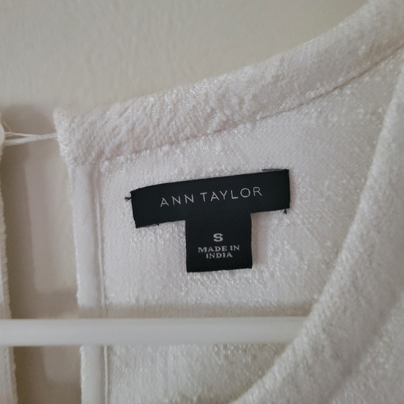 Ann Taylor Fringed Tweed Sleeveless Top - Picture 8 of 10